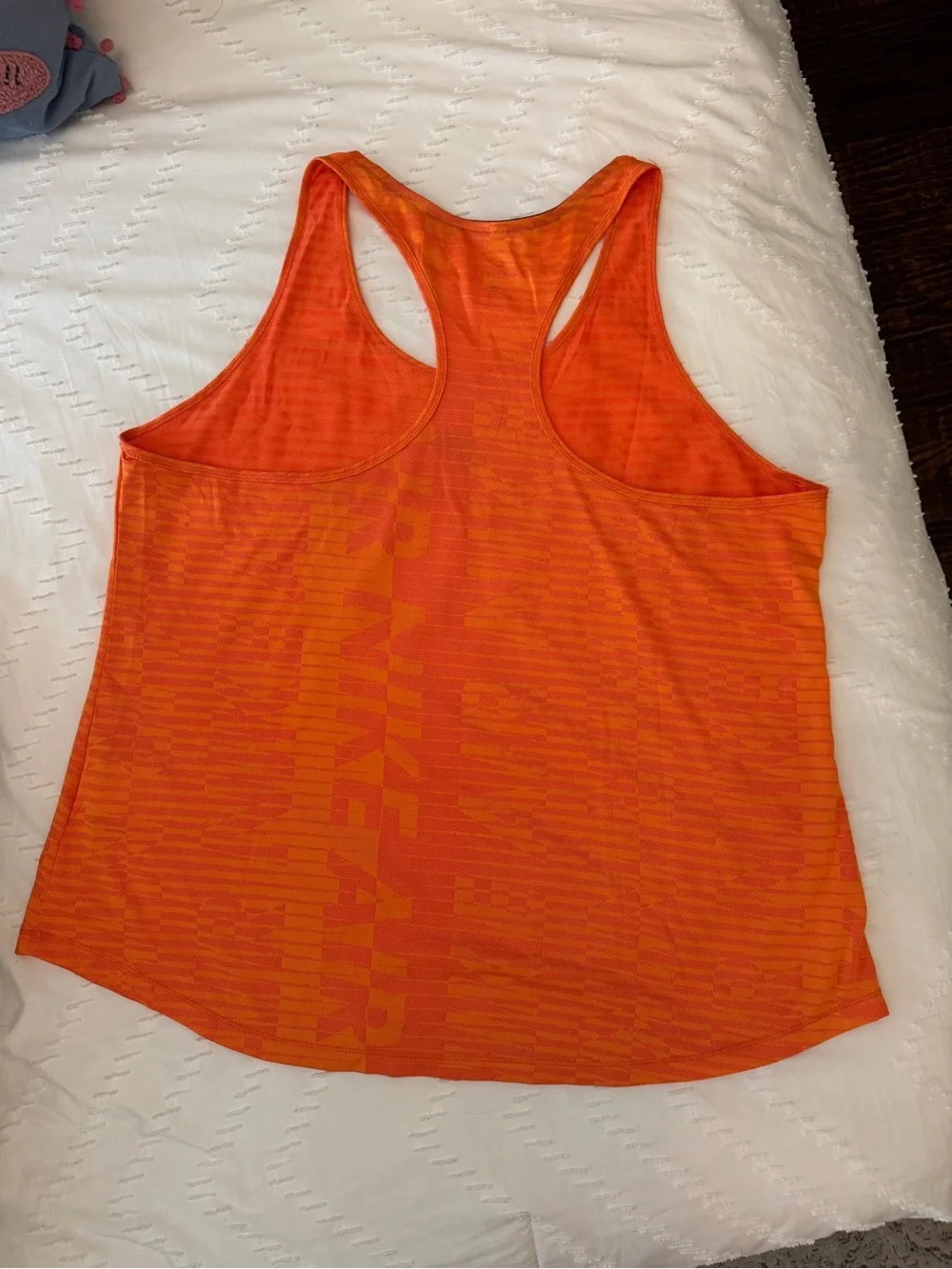 Nike Women’s Orange Racerback Dri-FIT Tank